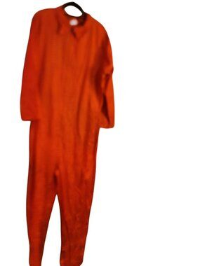 orange jumpsuit is a prisoner cosplay costume unisex one size fits most